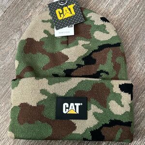 Caterpillar CAT Label Cuff Beanie- Camo